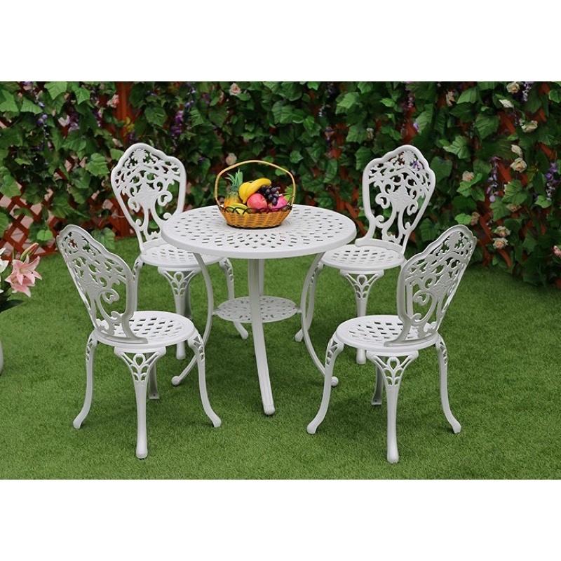 Bộ bàn ghế nhôm đúc, bàn ghế sân vườn
