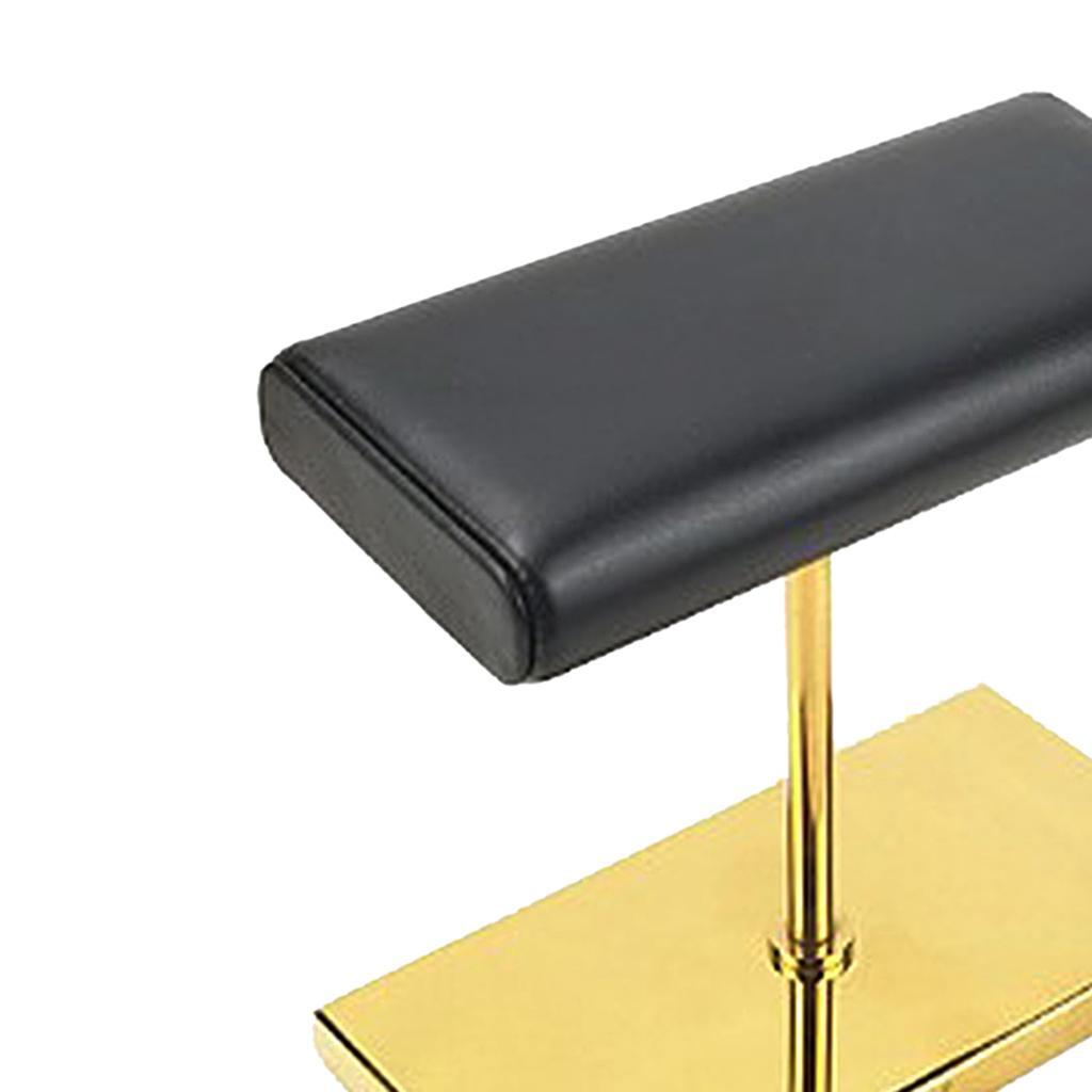 Metal Base &amp; PU Leather Watch Holder Stand for Display T-Bar Rack for Jewelry