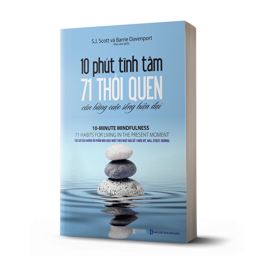 Sách - 10 Phút Tĩnh Tâm - 71 Thói Quen Cân Bằng Cuộc Sống Hiện Đại - 1 BEST SELLER - MC