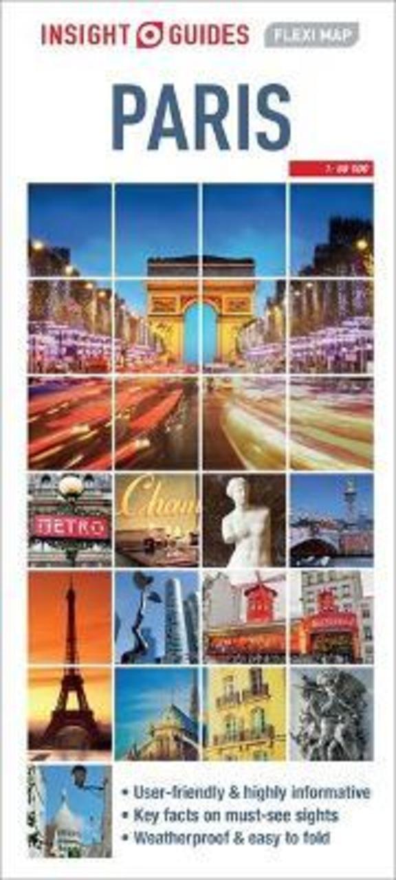Sách - Insight Guides Flexi Map Paris by Insight Guides