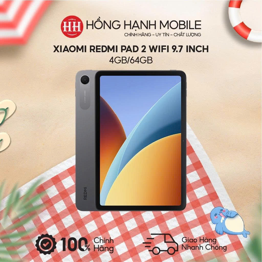 Máy Tính Bảng Xiaomi Redmi Pad 2 Wifi 4GB/64GB Bản 9.7 Inches – Hàng Chính Hãng
