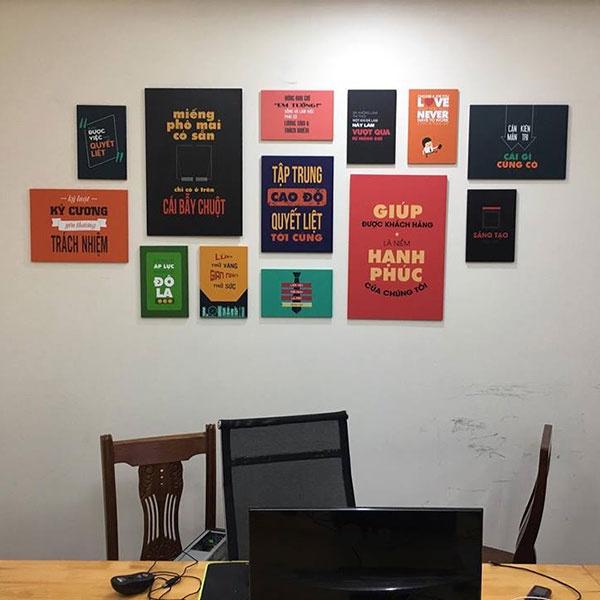 Tranh Slogan Tạo Động Lực - Tranh Tráng Gương Cao Cấp Treo Tường Phòng Làm Việc