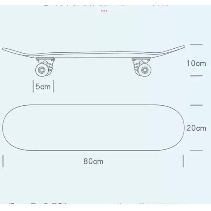 Ván Trượt Thể Thao Skateboard Gỗ Phong Cao Cấp Nhiều Màu