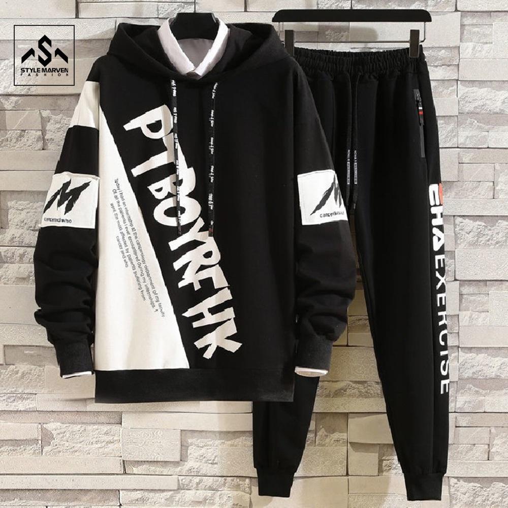 Bộ quần áo hoodies nỉ nam thu đông STYLE MARVEN phong cách hàn quốc hot trend 2020 - SET NAM 90000146