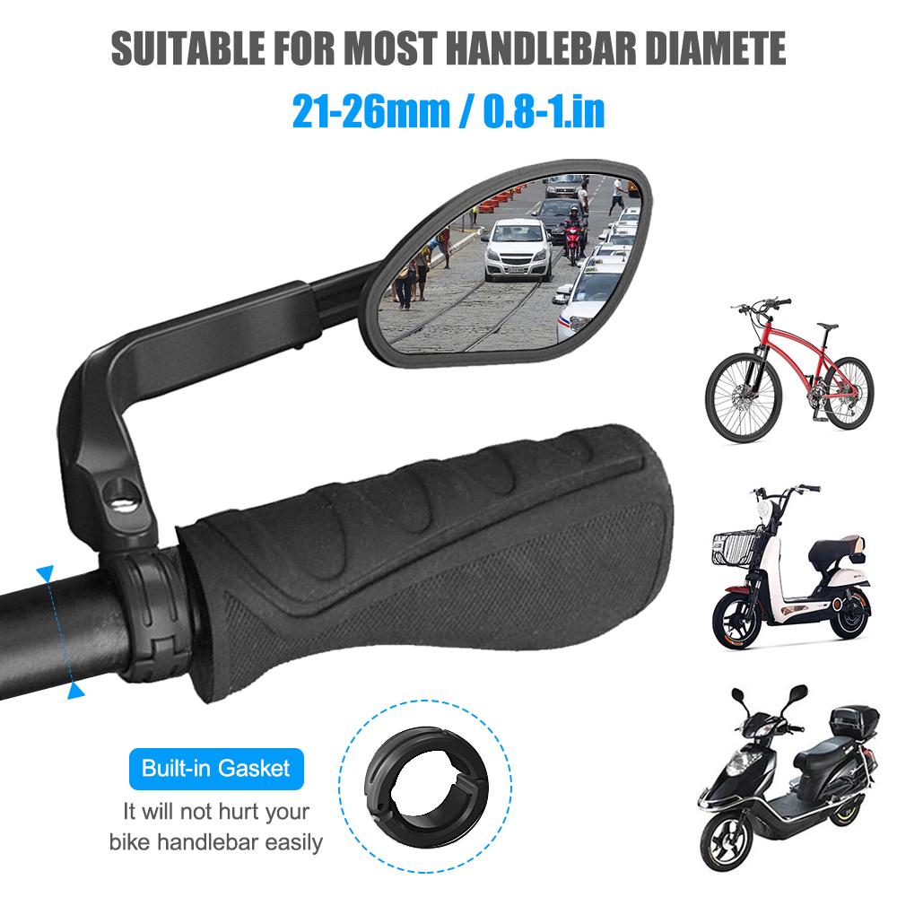 Kính chiếu hậu 360 độ cho xe đạp, xe máy MTB