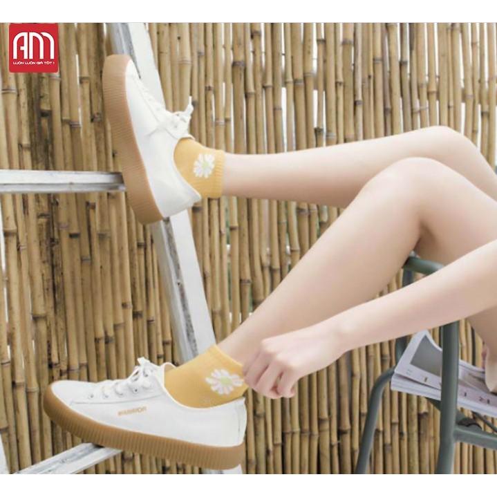 Túi 10 đôi tất vớ nữ hoa cúc