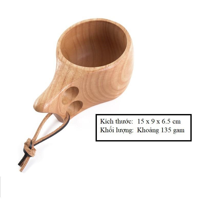 Cốc gỗ Kuksa Bushcraft