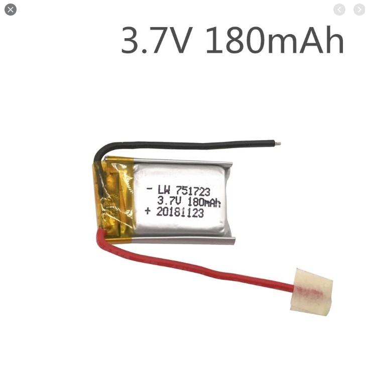 Pin 3.7v 180mah Pin sạc máy bay có mạch bảo vệ xả 25c giá sỉ