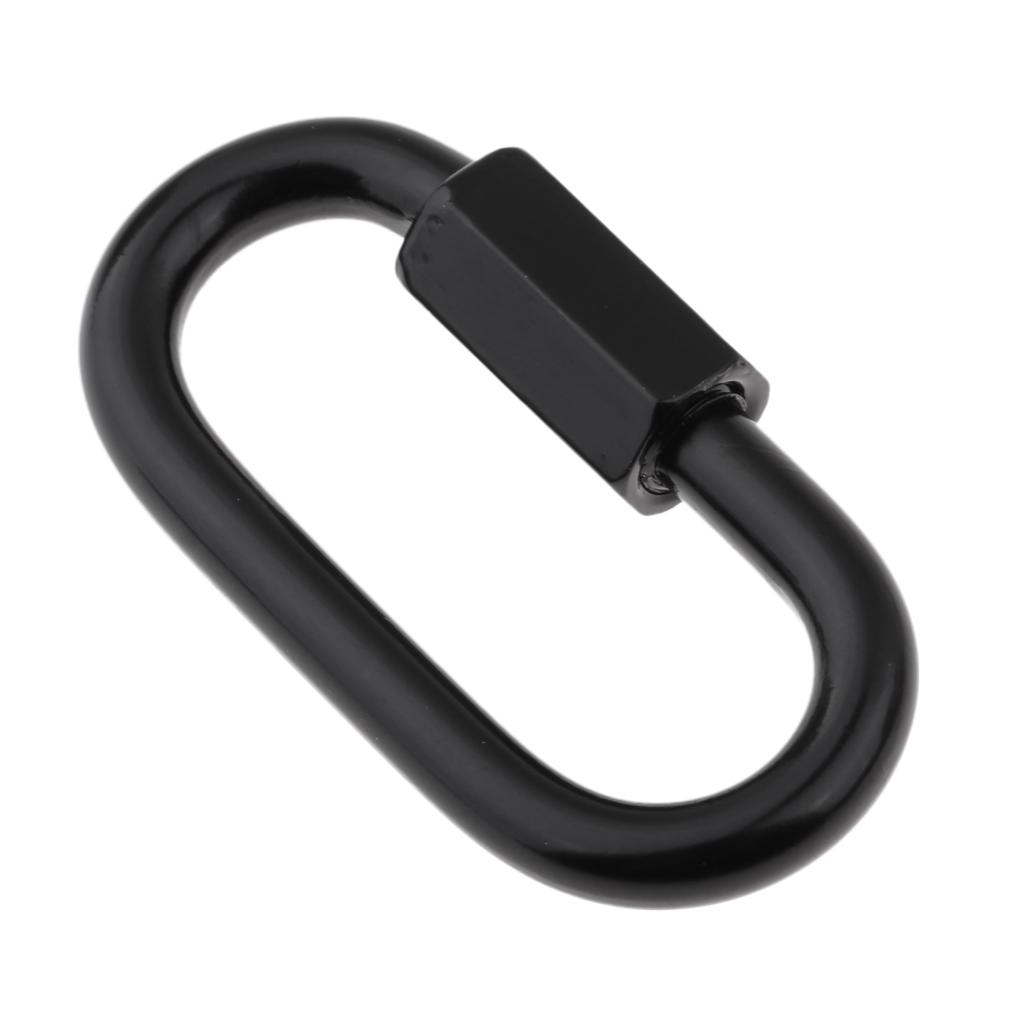Thép Không Gỉ Liên Kết Nhanh Chuỗi Vít Fastener Móc Khóa Carabiner