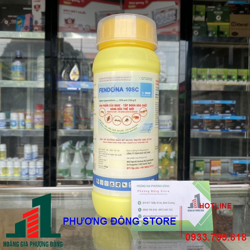 Thuốc diệt muỗi và côn trùng Fendona 10SC-1 lít