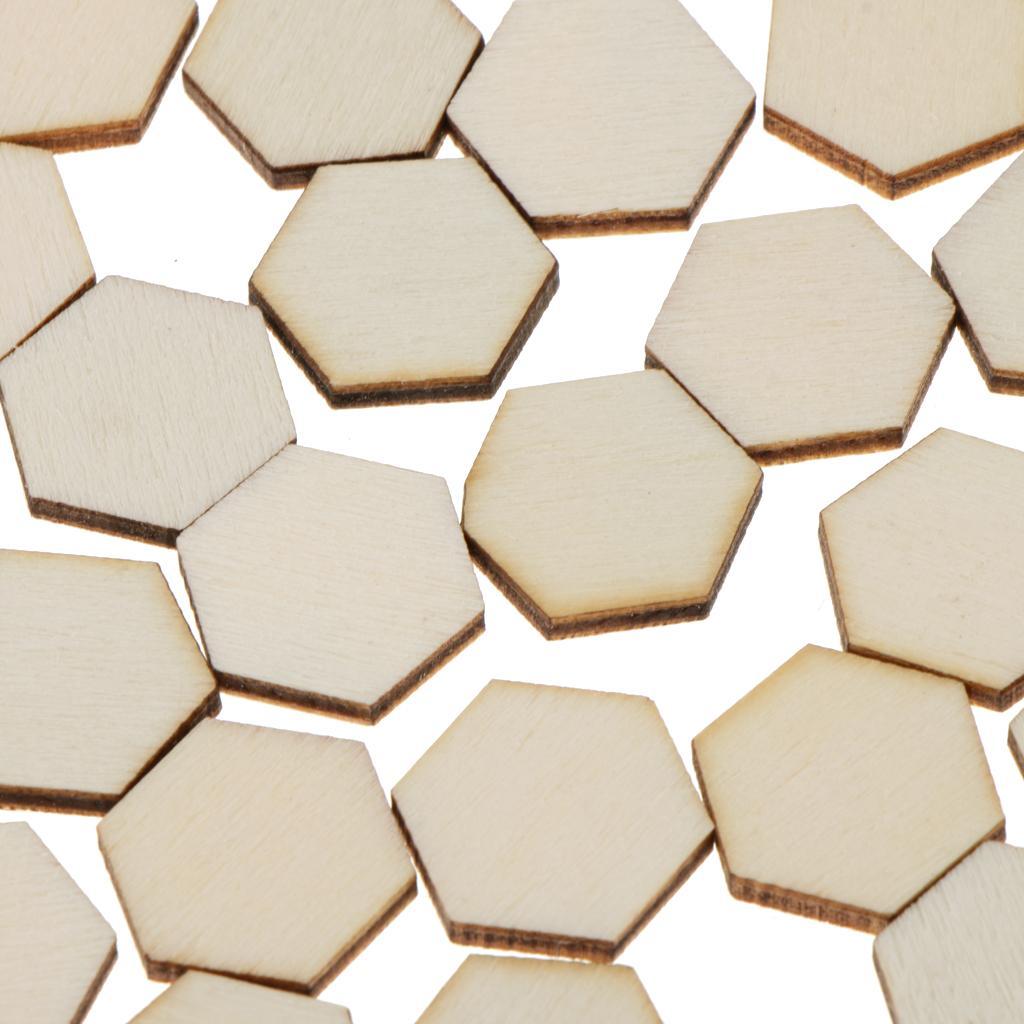 100pcs Unpainted Wooden Discs Wooden Pieces Wooden Tags Gift Tags