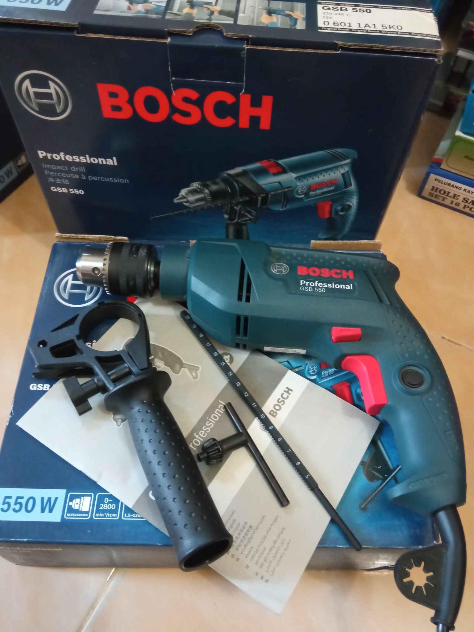 MÁY KHOAN ĐỘNG LỰC 550W 13MM BOSCH GSB 550 - HÀNG CHÍNH HÃNG