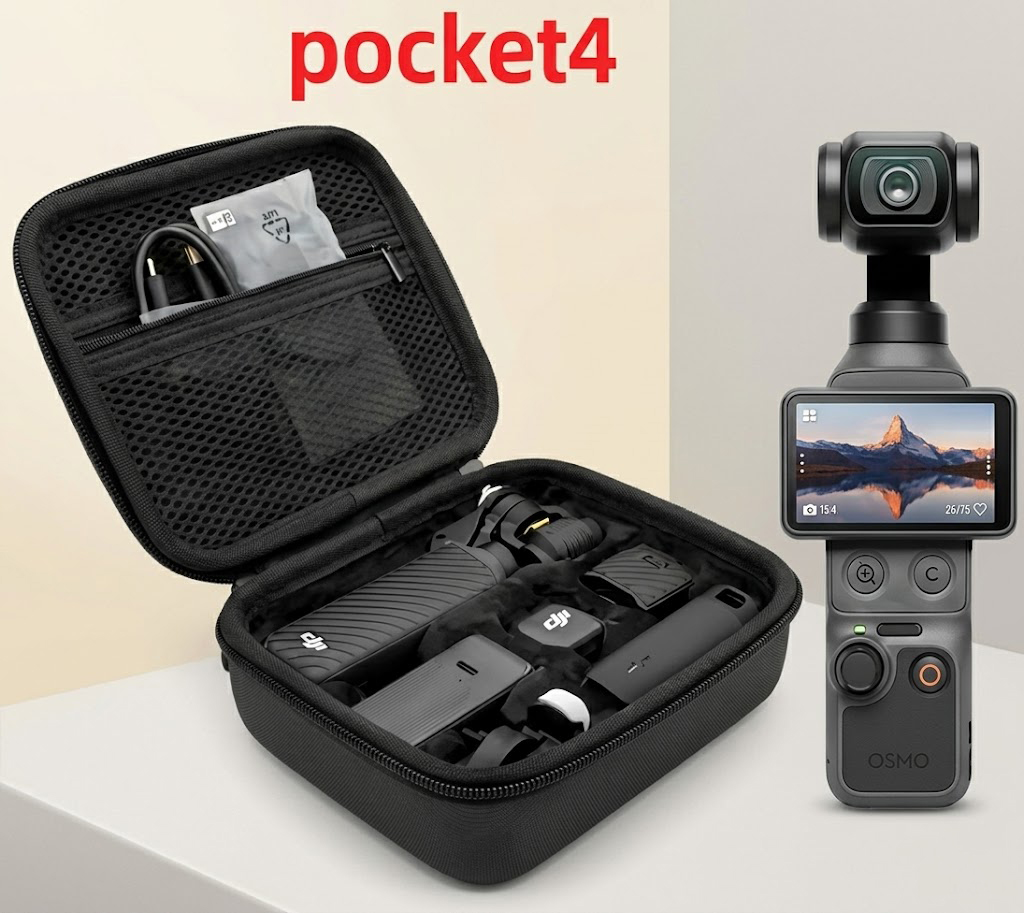 Túi chống sốc dành cho DJI Osmo Pocket 4 Camera túi đeo chéo đựng phụ kiện chống sốc cho osmo pocket 4 - HÀNG CHÍNH HÃNG