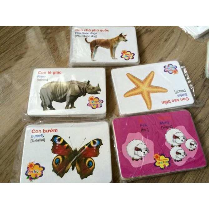 Bộ thẻ học thông minh 16 chủ đề cho bé