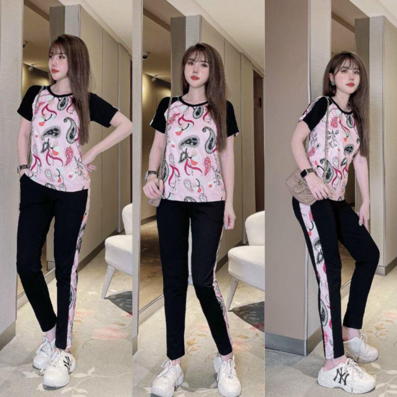 Đồ bộ nữ in họa tiết siêu xinh size từ 40-70kg