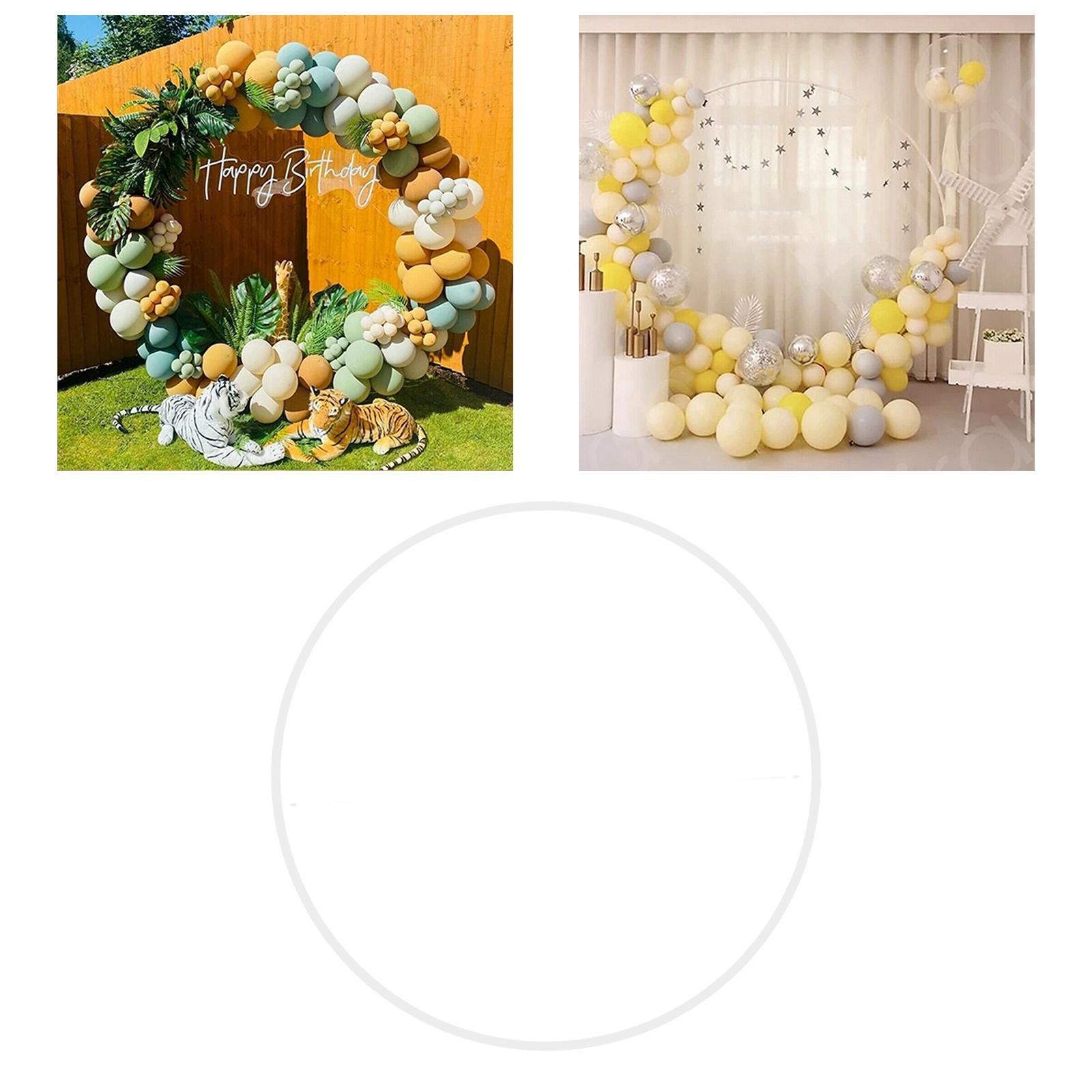 Balloon Circle Arch Stand Circle Round Backdrop Stand for Garden Party Decor