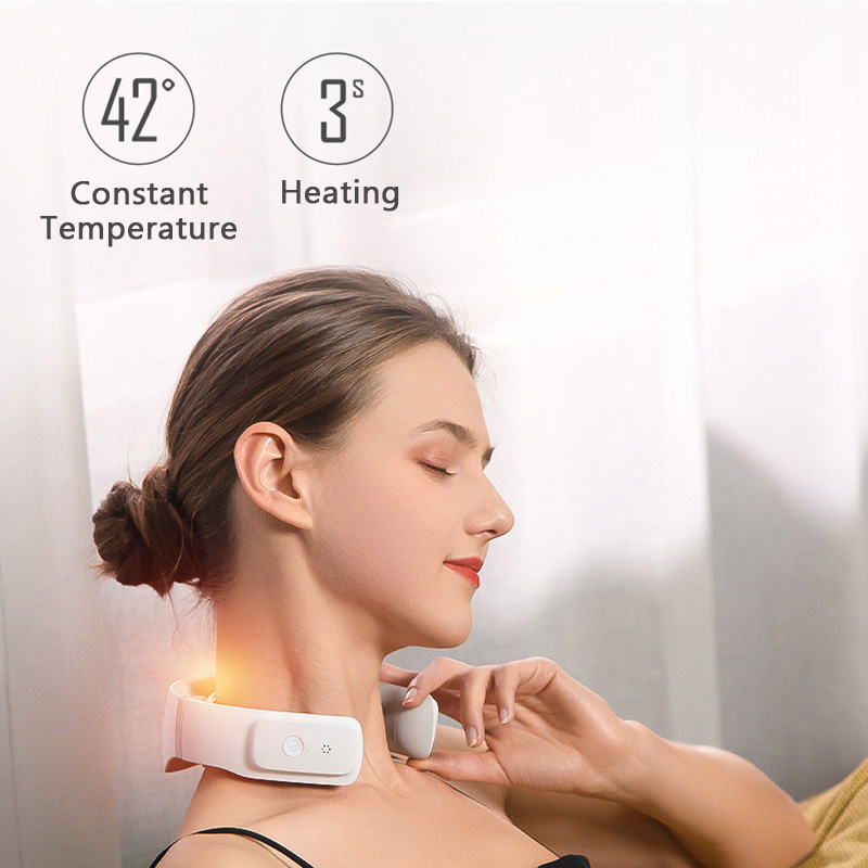 Xiaomi Youpin Jeeback G3 Máy mát xa cổ không dây bằng điện TENS Xung giảm đau cổ 4 đầu Máy rung làm nóng Dụng cụ mát xa cổ tử cung