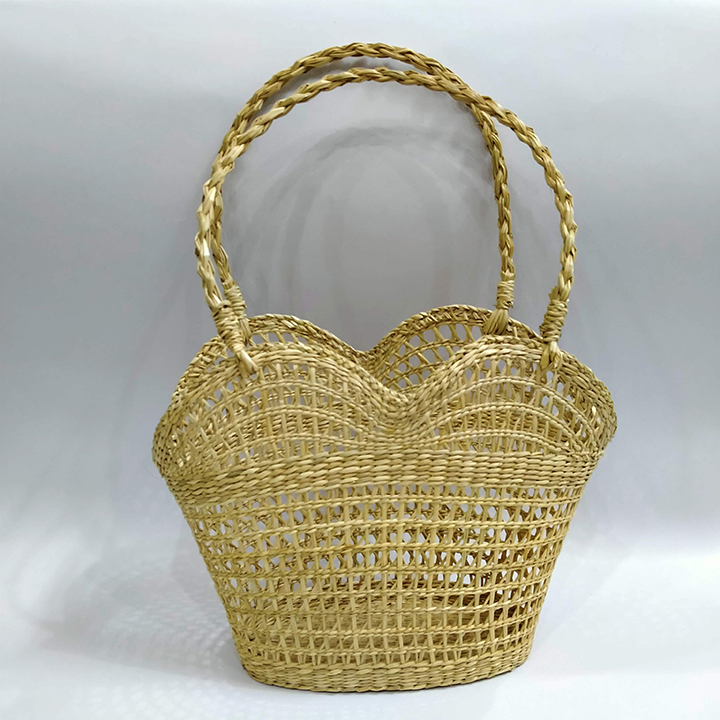 Làn cói trái tim siêu đẹp phong cách vintage hàng thủ công Việt Nam