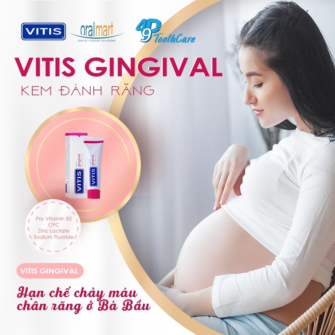 Kem đánh răng cho nướu nhạy cảm Vitis Gingival 100ml