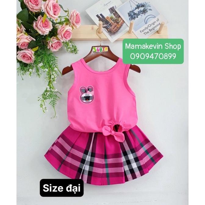 MAMAKEVIN Set Bộ Bé Gái Phối Chân Váy Xinh Xắn Bé 9-35Kg