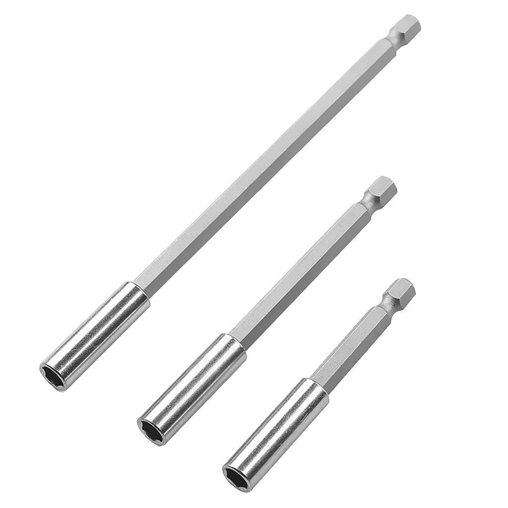 Set of 3Pcs Hex Socket Driver Wrench Nut  Adaptor 75mm/100mm/150mm