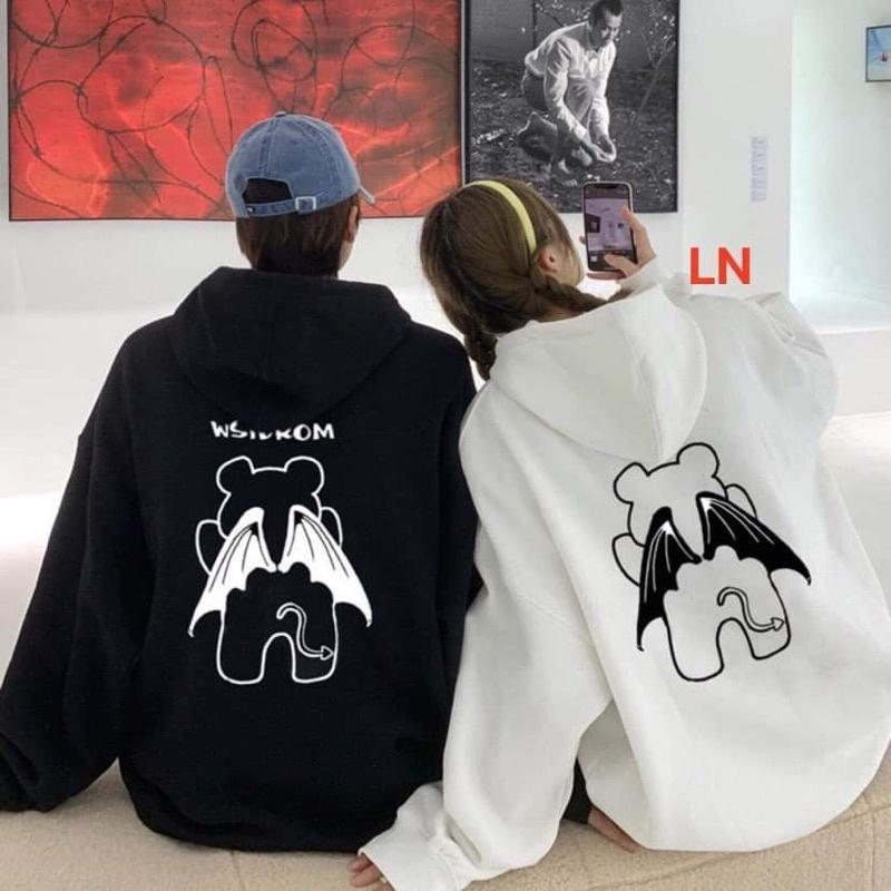Áo hoodie gấu cánh dơi DA6