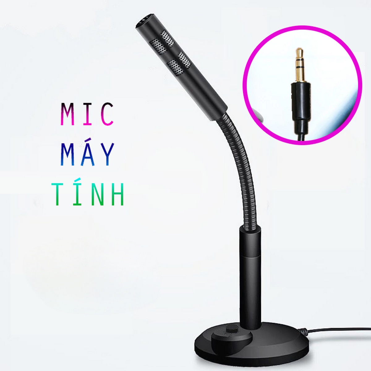 Microphone Máy Tính M-309 Jack 3.5 Ghi Âm Chuyên Nghiệp