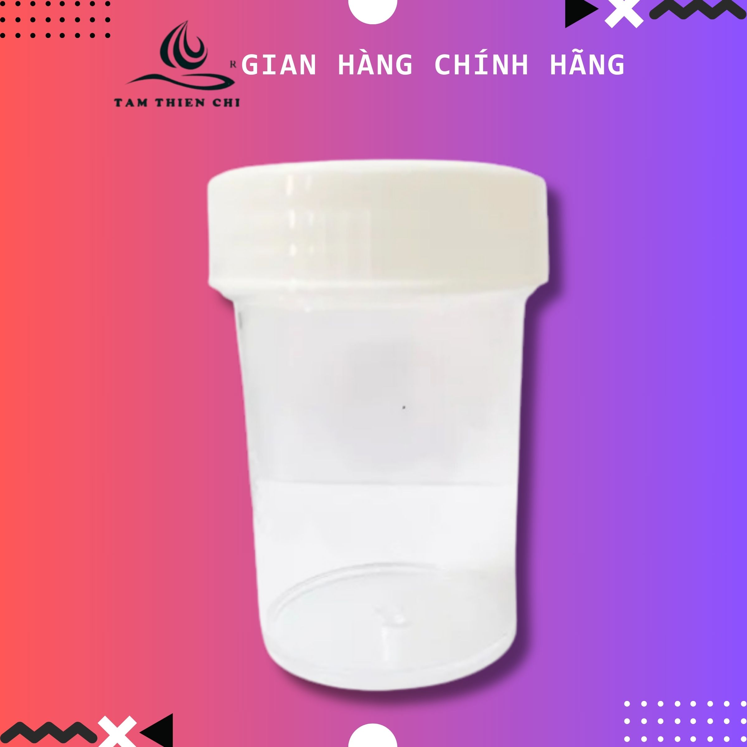 Lọ đựng mẫu nắp đỏ HTM 55ml Không nhãn Túi 10 cái