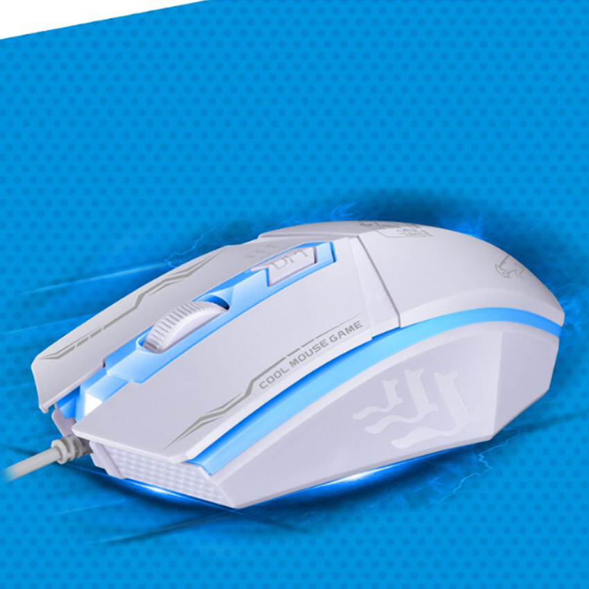 Combo Tai nghe chơi Game Ovann X4 và Chuột Có Dây Cool Mouse (Màu Ngẫu Nhiên) - Hàng Chính Hãng