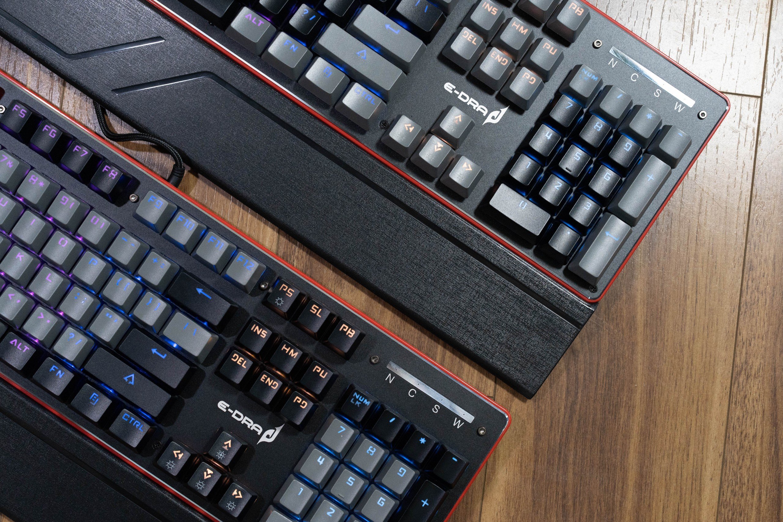 Bàn phím gaming, bàn phím máy tính chơi game cơ quang E-Dra EK300 Katana Alpha - Beta - Led Rainbow - Kết nối USB - Hàng chính hãng