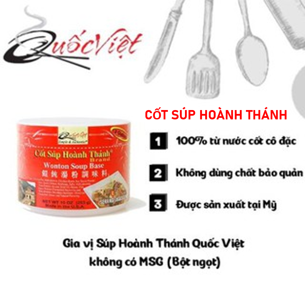 Gia vị Cốt súp hoành thánh Quốc Việt - Hộp 300g - VN10465