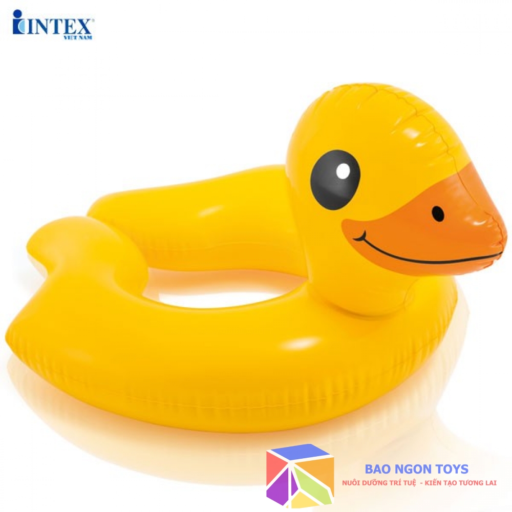 PHAO BƠI VÒNG HÌNH THÚ NGỘ NGHĨNH CHO BÉ, ĐỒ CHƠI VẬN ĐỘNG HỒ BƠI, TẮM BIỂN - BAO NGON TOYS - VD31