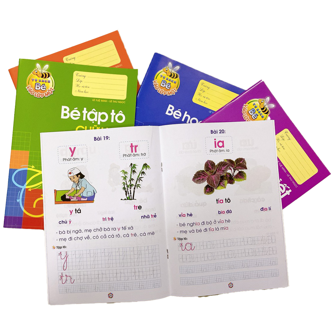 Sách : Combo Chuẩn Bị Cho bé Vào Lớp 1