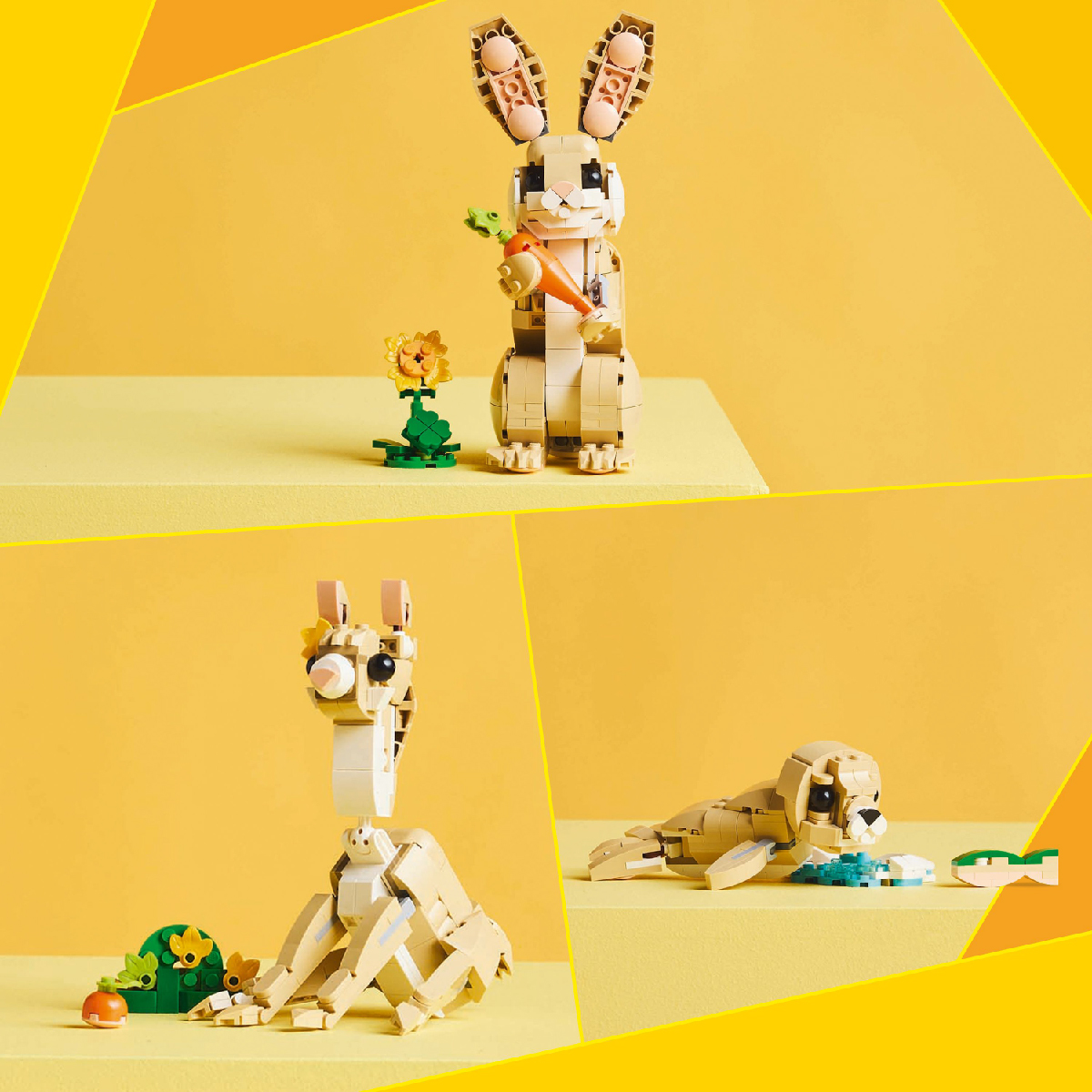 LEGO CREATOR 31162  Đồ Chơi Lắp Ráp Chú Thỏ Đáng Yêu (326 Chi Tiết)