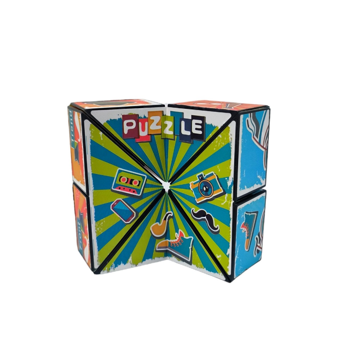 Khối Rubik Nam Châm Biến Thể Magic Cube Nhiều Màu Sắc