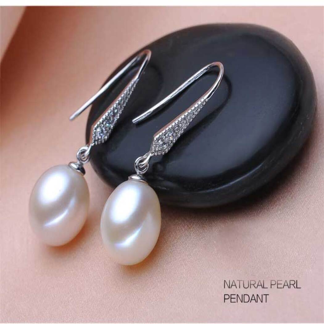Bông Tai Ngọc Trai Nước Ngọt Thiên Nhiên Cao Cấp - Móc Câu Sang Trọng - Trang Sức Cô Tấm - VERA PEARL - CTJ1710