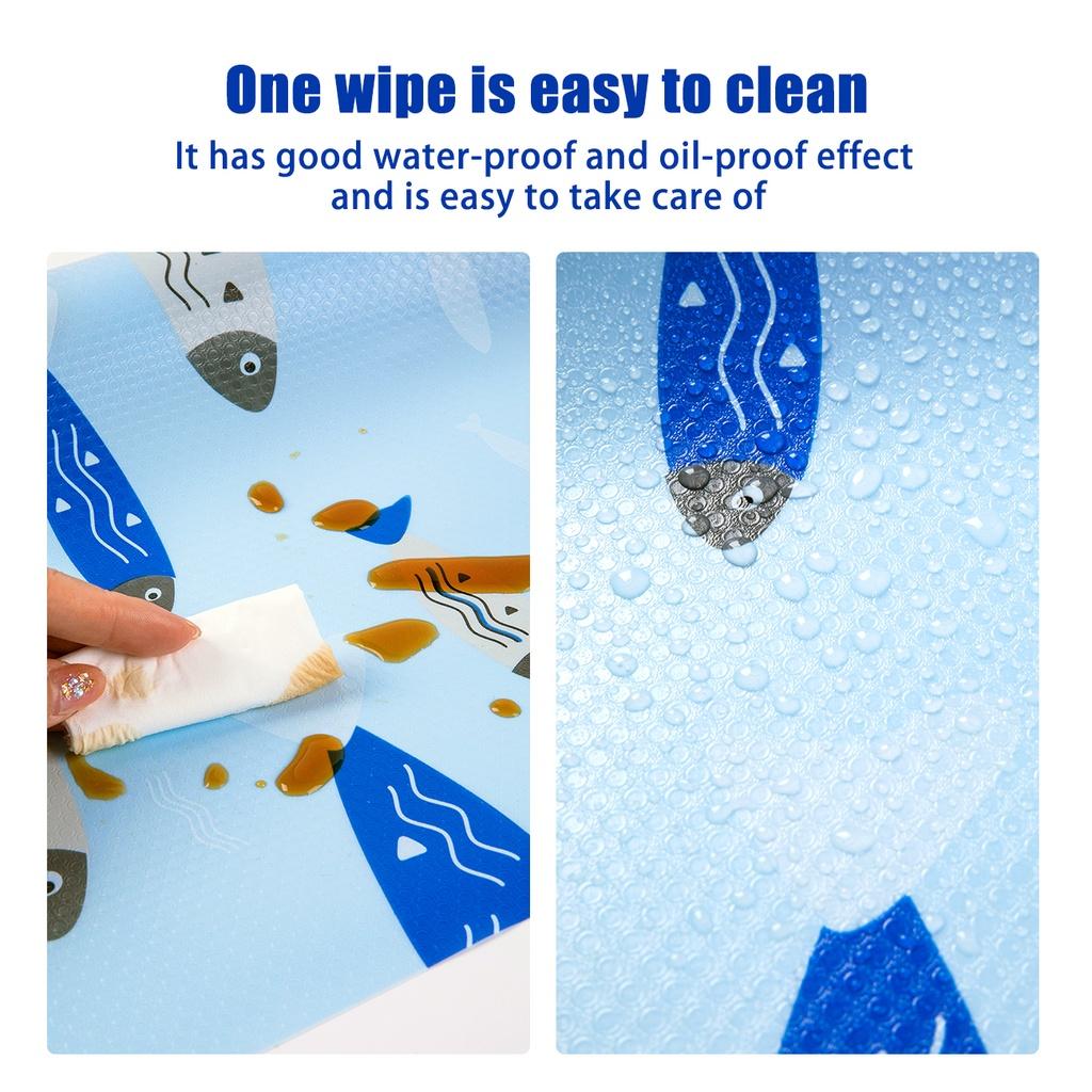 Waterproof Oil-Proof Anti-Skid DIY Self-Adhesive Mat Cabinet
