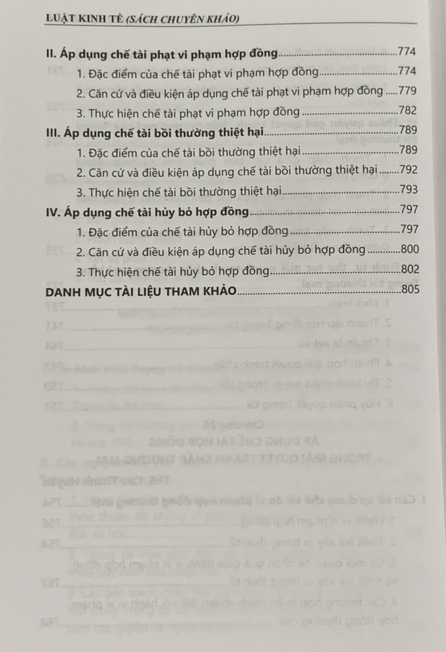 Luật kinh tế chuyên khảo