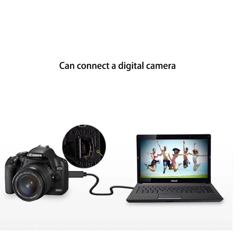 Cáp mini USB sang USB 2.0 Dài 0.4m Hàng Nhập Khẩu