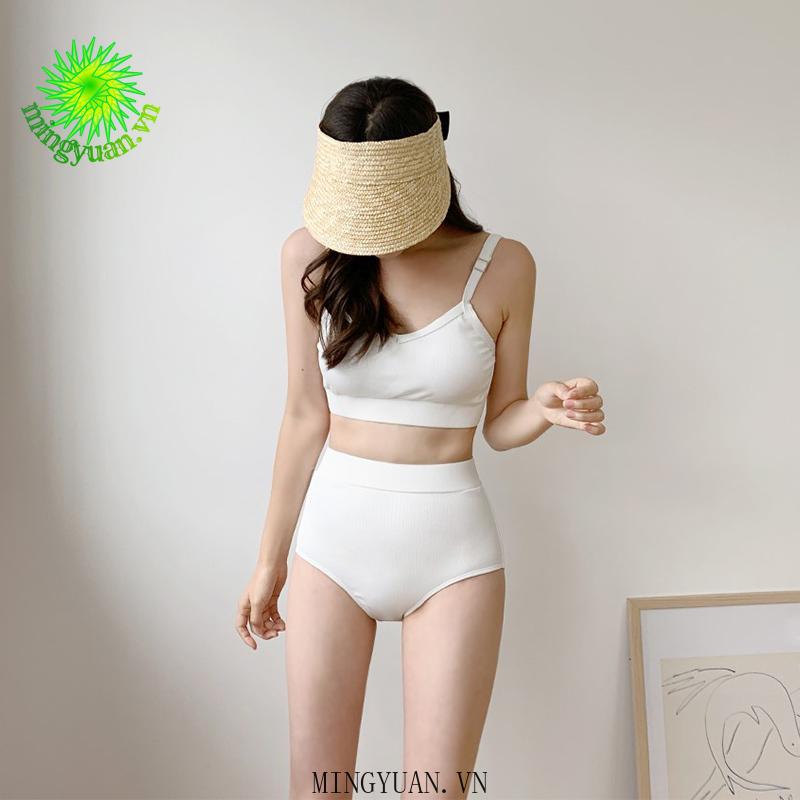 Bikini Hai Mảnh Lưng Cao Thắt Nơ Gợi Cảm Cho Nữ