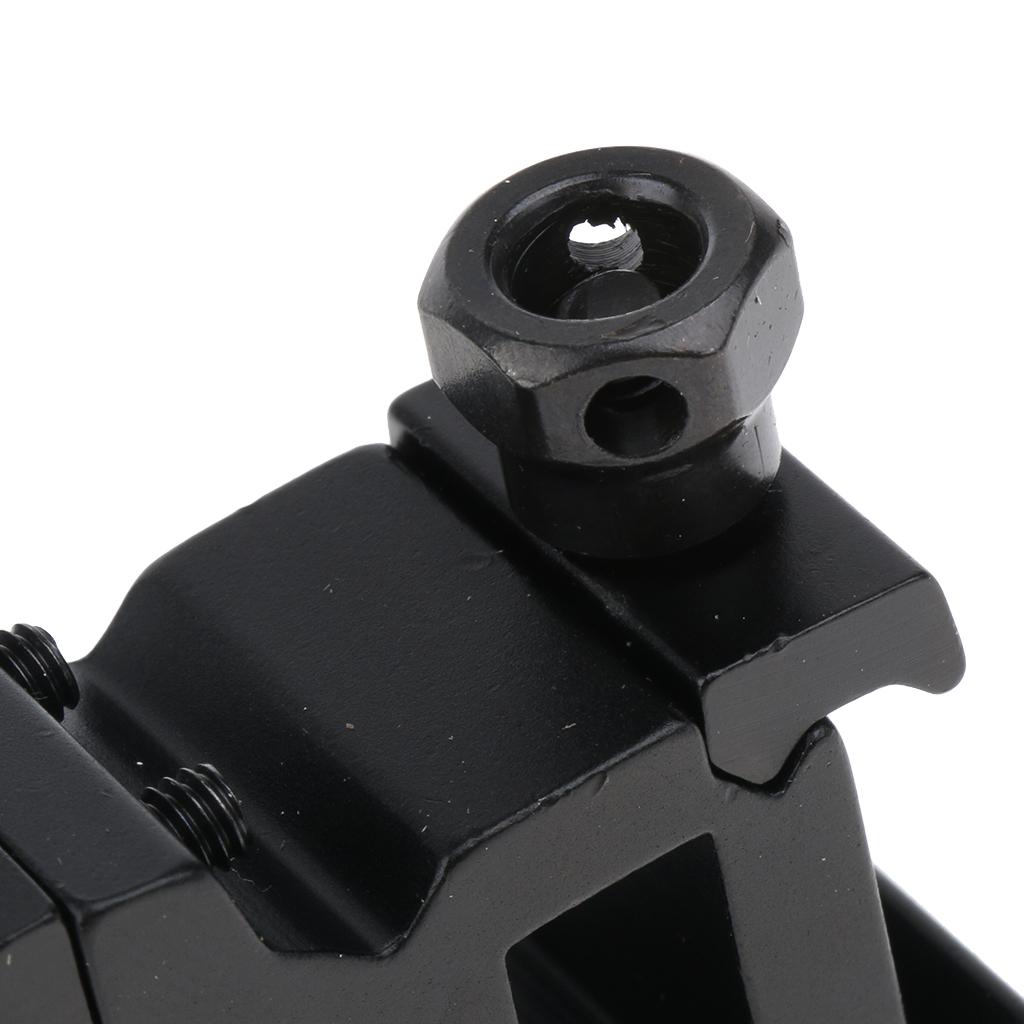 2x25.4mm 1" Scope Mount Rings Fits 20mm Dovetail Rail Flashlight High Profile