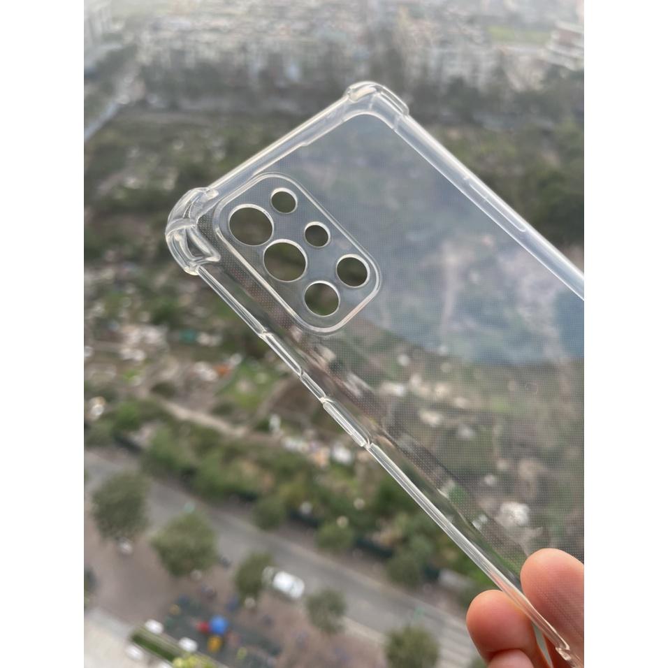 Ốp lưng silicon trong suốt cho Oneplus 9R chống sốc 4 góc khoét mắt bảo vệ camera