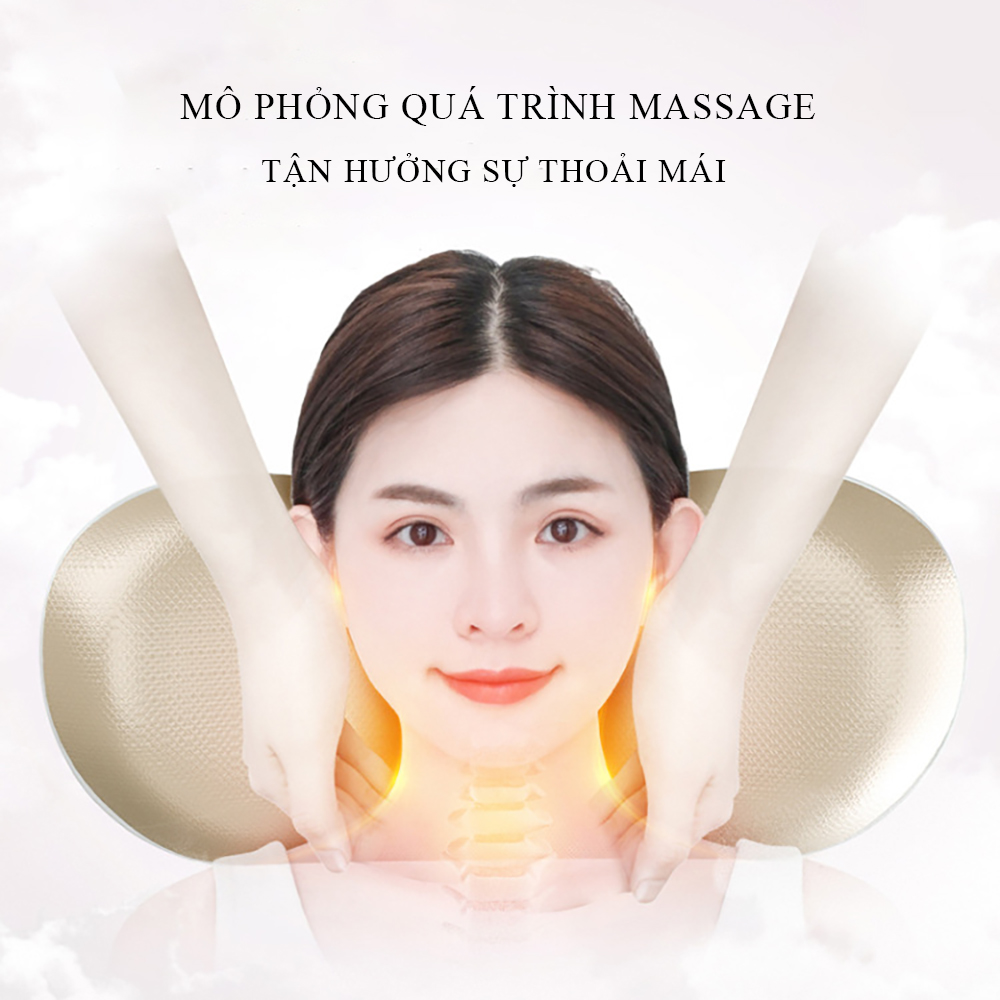 Máy Massage lưng, cột sống phiên bản cao cấp tự động bơm hơi, 3 chế độ rung, sưởi ấm hồng ngoại kết hợp thảo dược dùng điều khiển từ xa an toàn và hiệu quả.