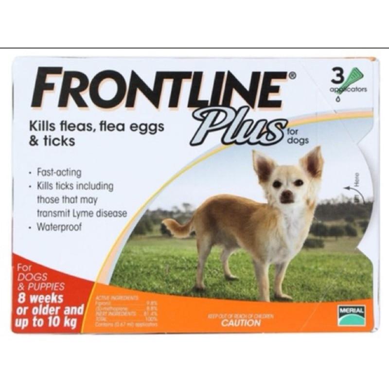 FRONTLINE Plus ( 1 tuýp ) Nhỏ gáy trị ve rận, bọ chét Chó