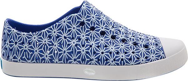 Giày Slipon Unisex Native AD JEFFERSON PRINT UV BLUE/ SHELL WHITE/ ASANOHA