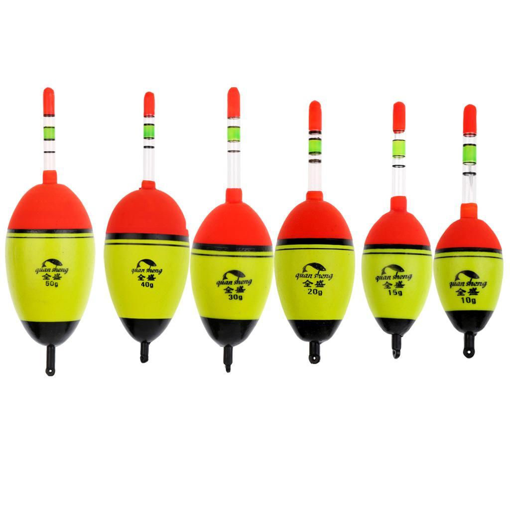 2pcs Night Luminous EVA Buoy Sea Rock Fishing Float Glowing Floats Fishing Bobber