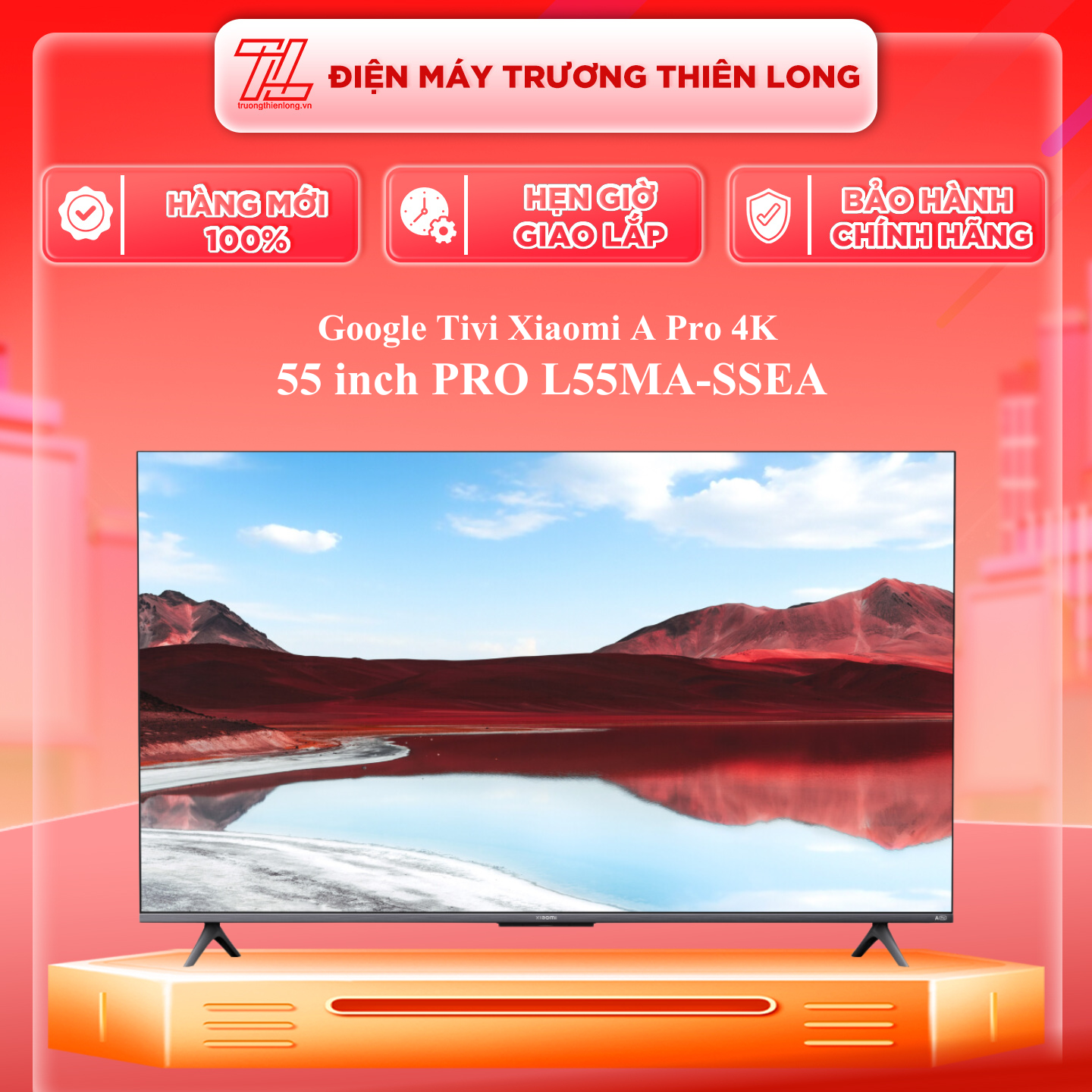 PRO L55MA-SSEA - Google Tivi Xiaomi A Pro 4K 55 inch L55MA-SSEA - Hàng Chính Hãng