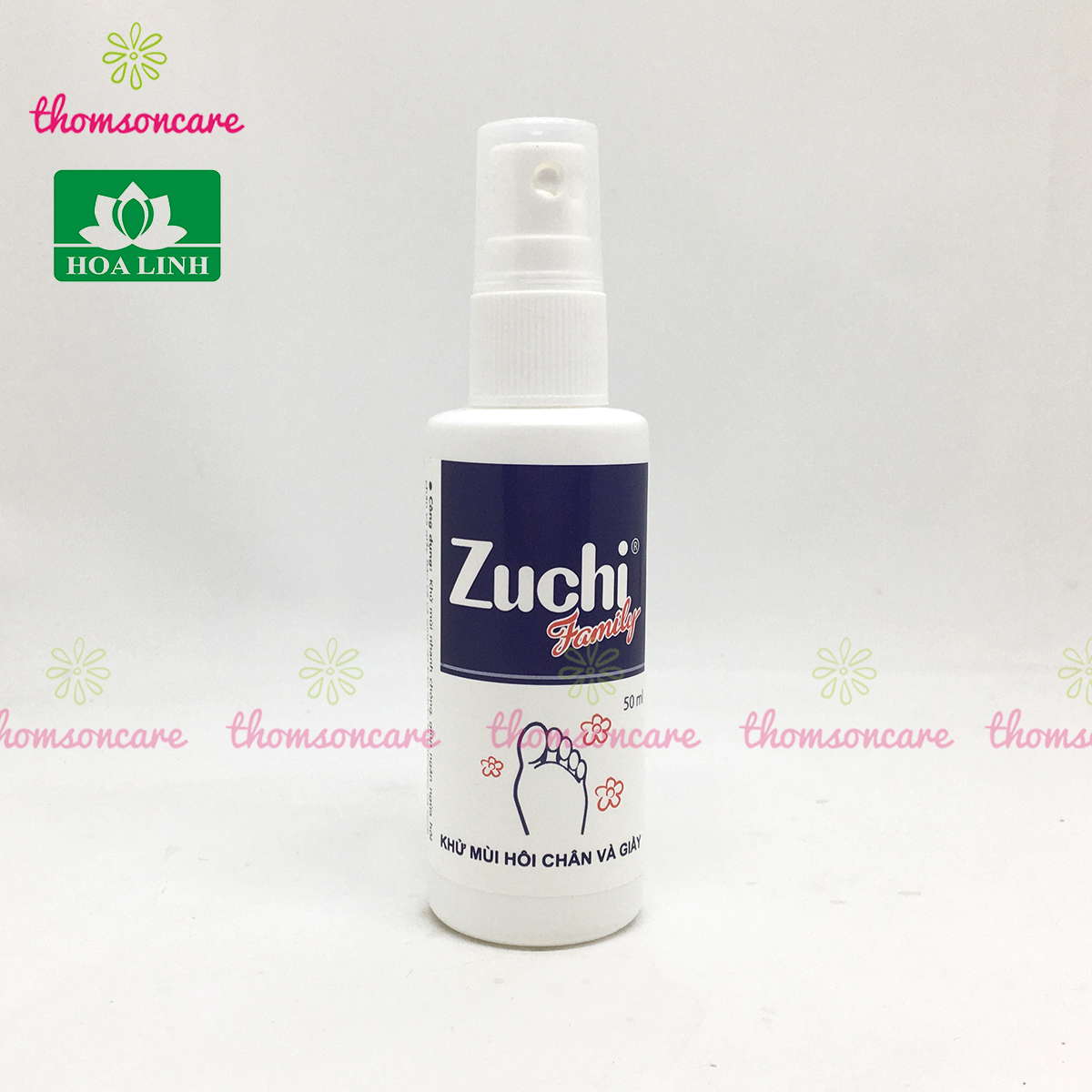 Zuchi Family - Xịt giày, khử mùi hôi chân, xịtt thơm giầy dép cho nam nữ, diệt vi khuẩn, giảm tiết mồ hôi