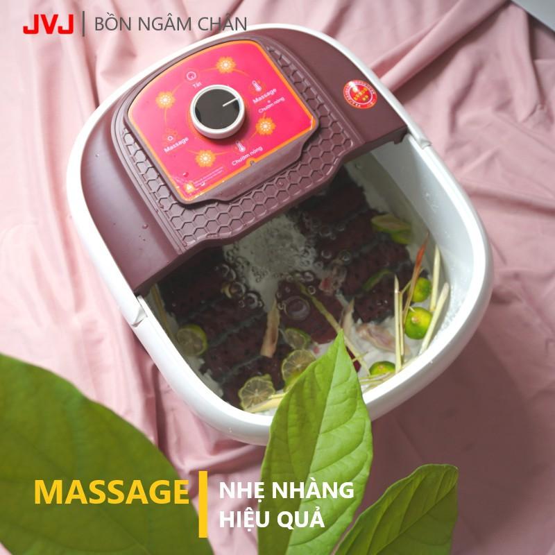 Chậu ngâm chân massage JVJ cao cấp - Bồn ngâm chân mát xa hồng ngoại JVJ JRK 8861