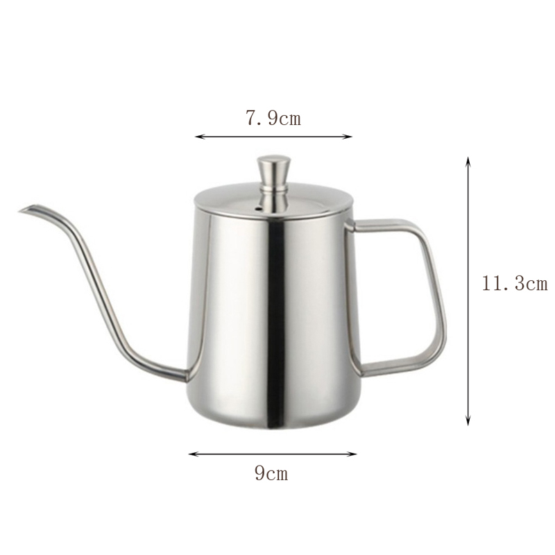 Ấm Pha Cà Phê Inox Không Có Nắp Đủ Loại Kích Cỡ Pour Over Drip